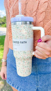 "Elevated Faith" Wildflower 40oz Tumbler