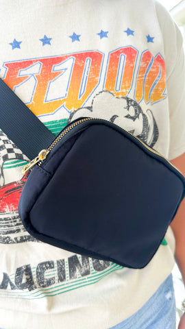 Errands To Run Solid Crossbody Belt Bag