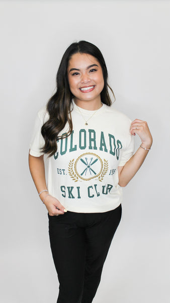 "Colorado Ski Club" Graphic Tee