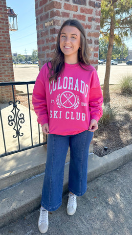 "Colorado Ski Cub" Graphic Sweatshirt